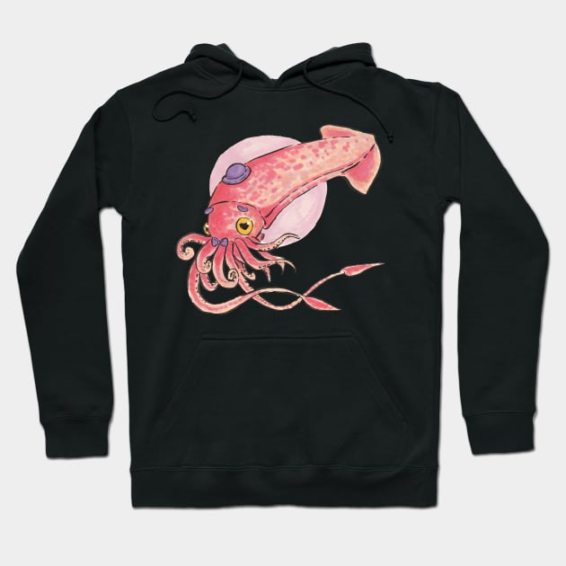 Handsome squid Hoodie by iisjah